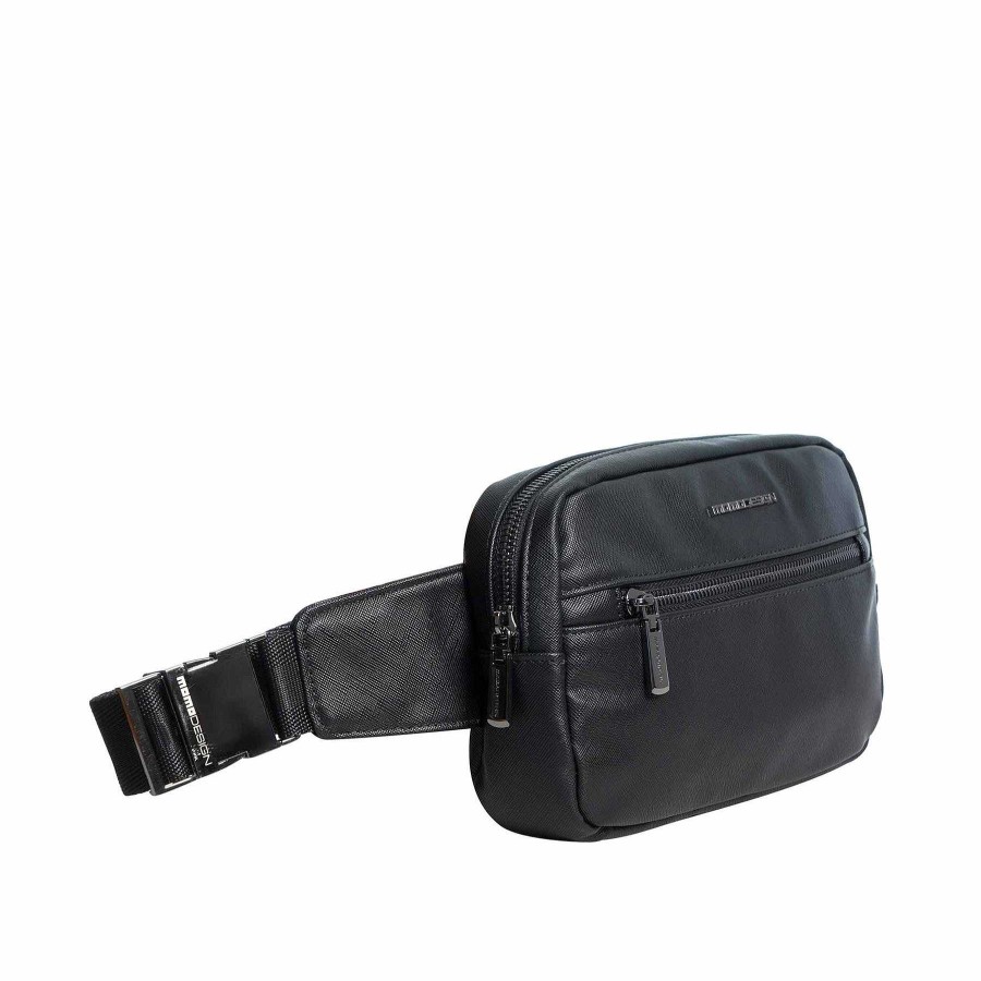 Uomo MOMODESIGN Borse Sportive | Momodesign Marsupio Nero Unico