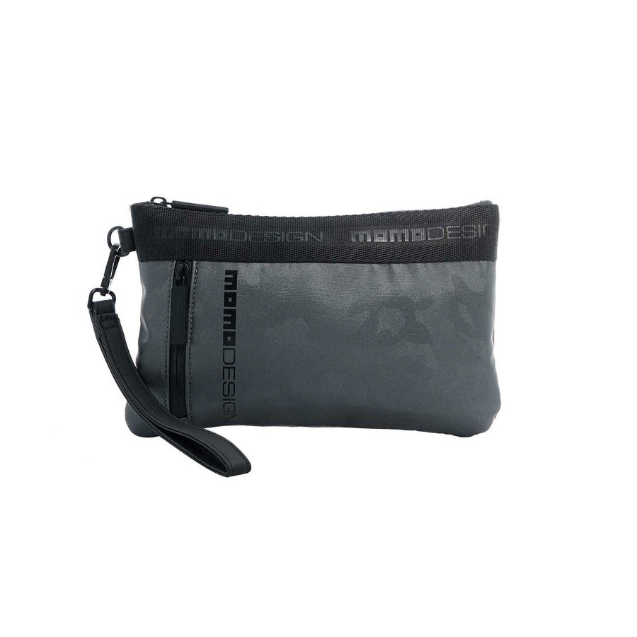 Uomo MOMODESIGN Borse Sportive | Momodesign Pouch Ovo Camu Grey Black