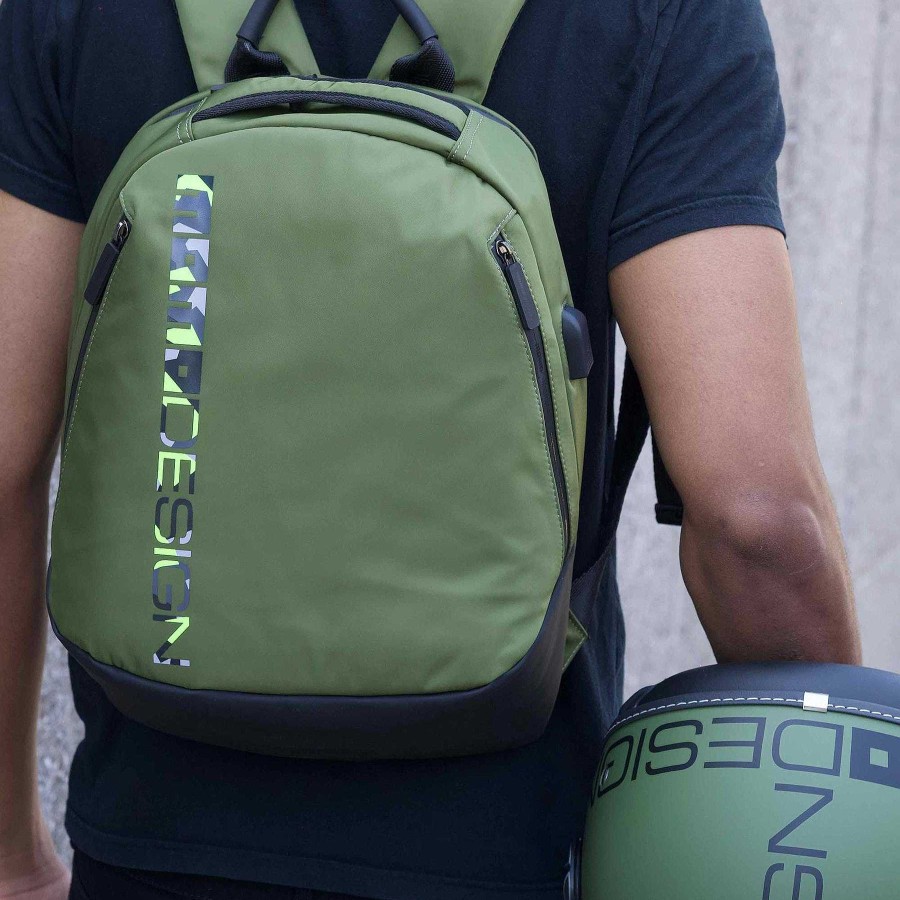 Uomo MOMODESIGN Zaini Sportivi | Momodesign Zaino Ovo Military Green / Multi