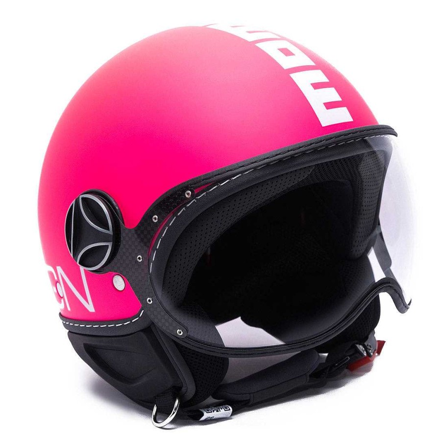 Caschi MOMODESIGN Fgtr Classic | Casco Demi Jet Fgtr Classic Fucsia Metal