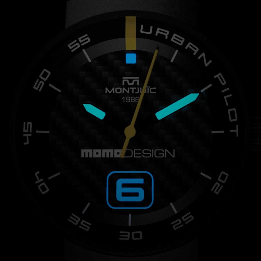 Collab MOMODESIGN | Momodesign X Montjuic Orologio Urban Pilot Black Pvd