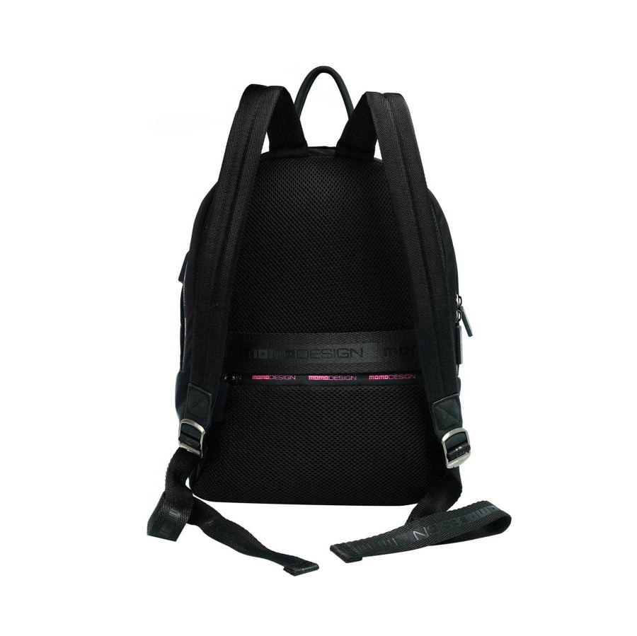 Uomo MOMODESIGN Zaini Sportivi | Momodesign Zaino Ovo Black / Fuxia