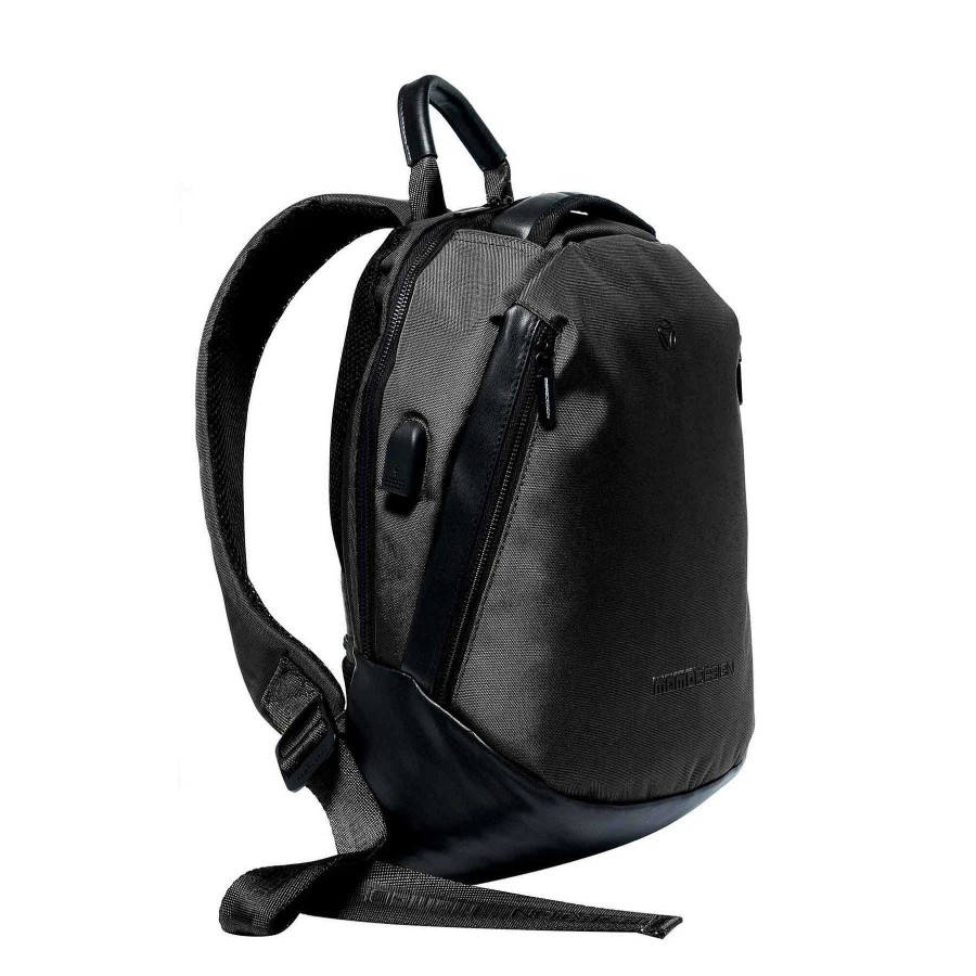 Uomo MOMODESIGN Zaini Sportivi | Momodesign Zaino Nero Everyday