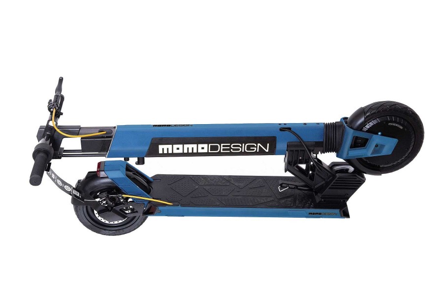 Urban Mobility MOMODESIGN Revo 11 | Monopattino Elettrico Pieghevole Momodesign Revo 11 Blu Elettrico - Con Frecce Integrate Sul Manubrio