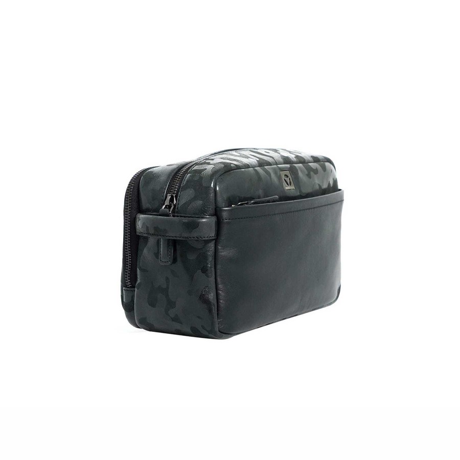 Uomo MOMODESIGN Borse In Pelle | Momodesign Borsa Mini Business Camouflage In Vera Pelle