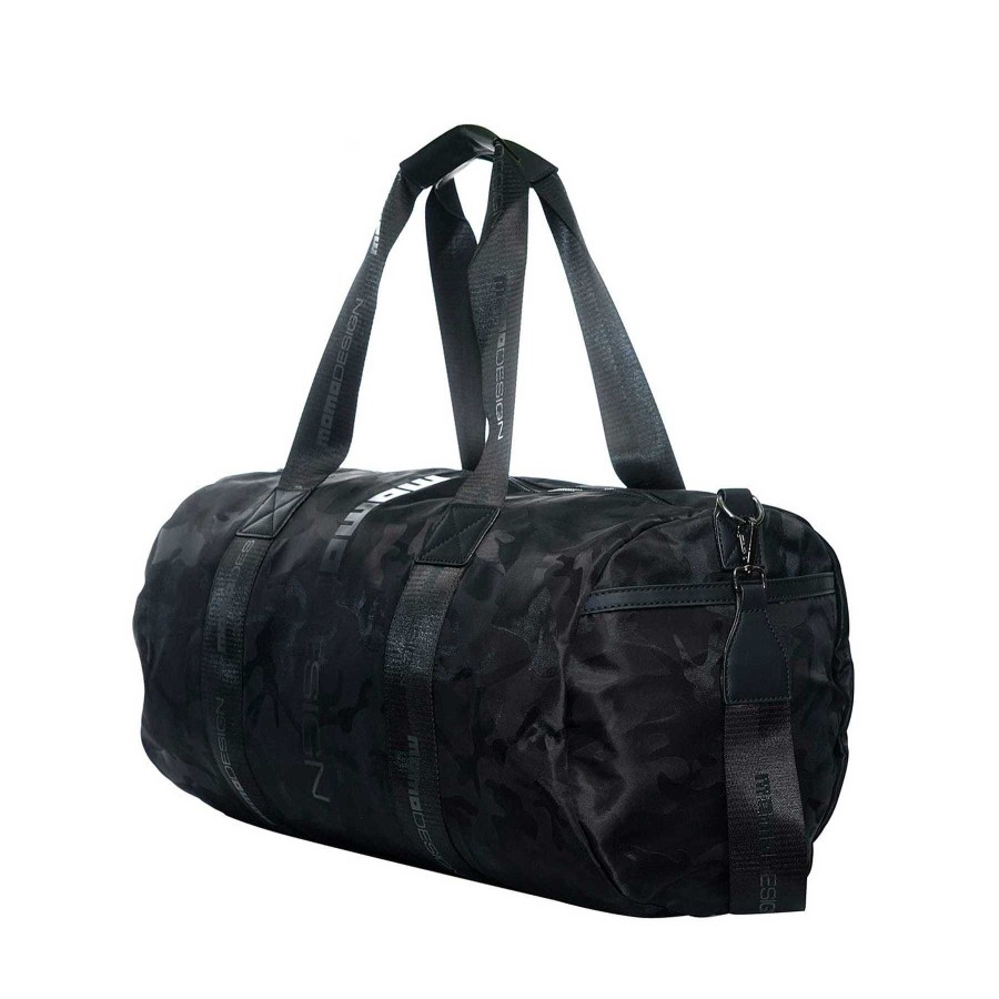 Uomo MOMODESIGN Borsoni | Momodesign Borsone Camouflage Nero Easy