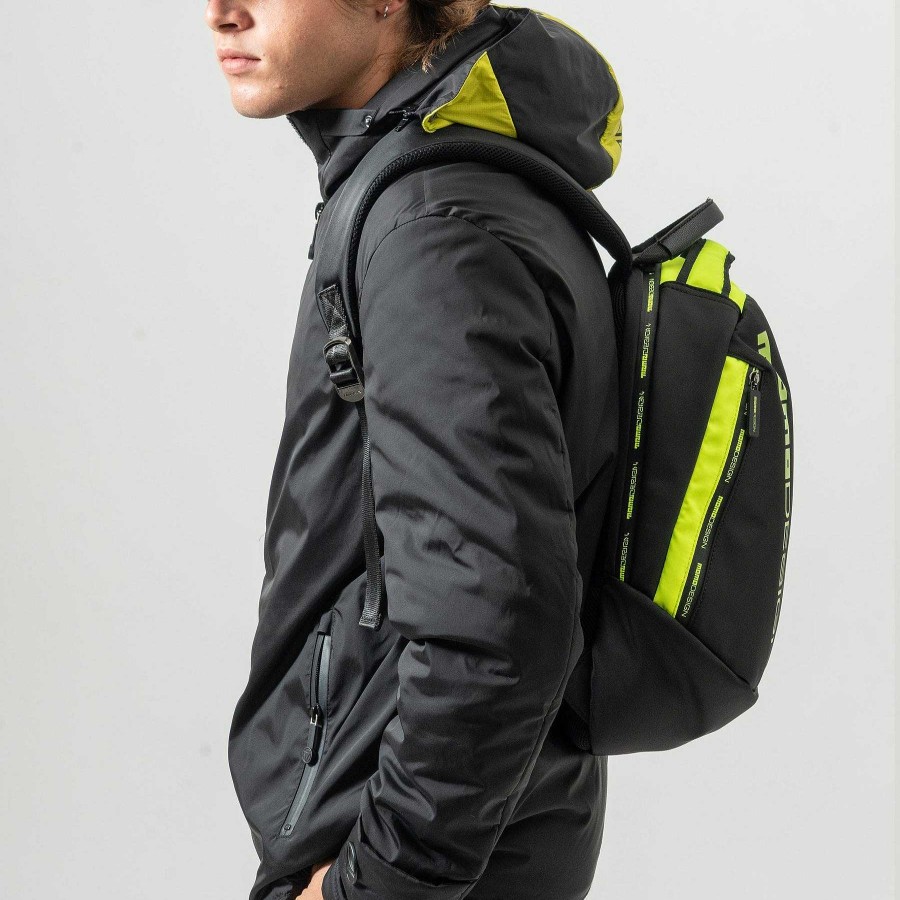 Uomo MOMODESIGN Zaini Sportivi | Momodesign Zaino Ovo Black/Fluo